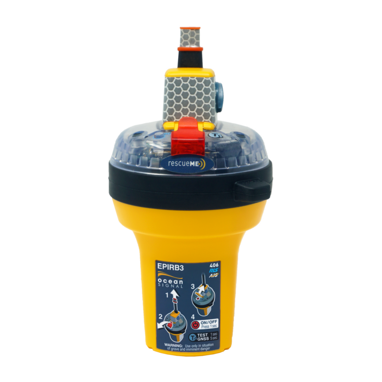 Trust Ocean Signal SafeSea EPIRB3 Pro: Your reliable companion at sea, ensuring prompt distress signaling for peace of mind.