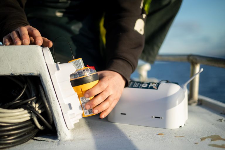 Advanced distress signaling: Safesea EPIRB3 AIS Beacon on SOLAS vessel enhances search and rescue operations