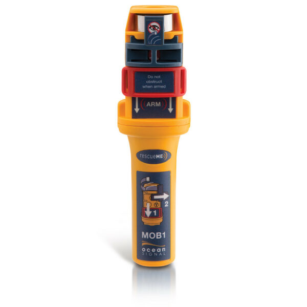 Radiobaliza de hombre al agua MOB1 AIS con DSC rescueME Ocean Signal . La MOB al agua más pequeña del mundo.