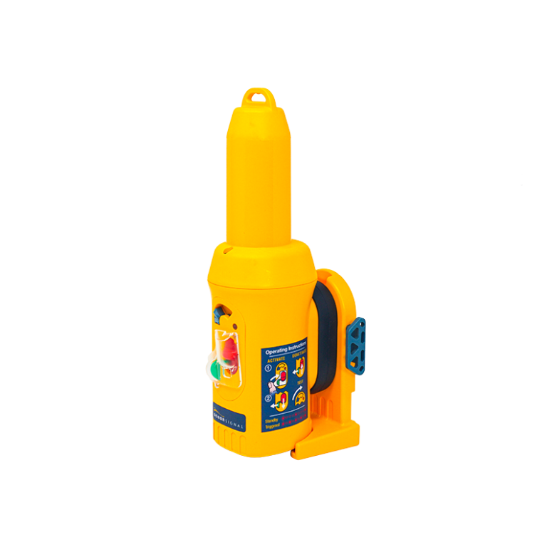 Ocean Signal S100 Sart with mount, left angle