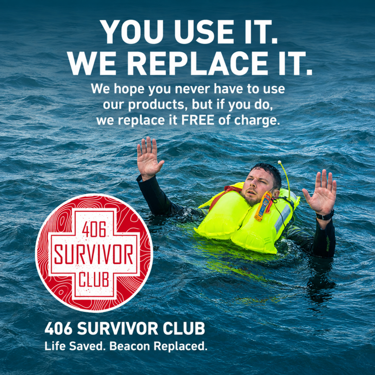 rescueME PLB3 – 406 Survivor Club
