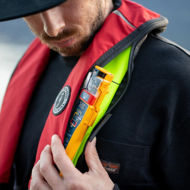 rescueME PLB3 AIS – Installed in lifejacket