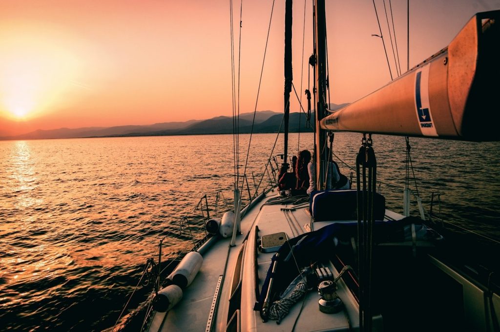 Segelboot Nahaufnahme