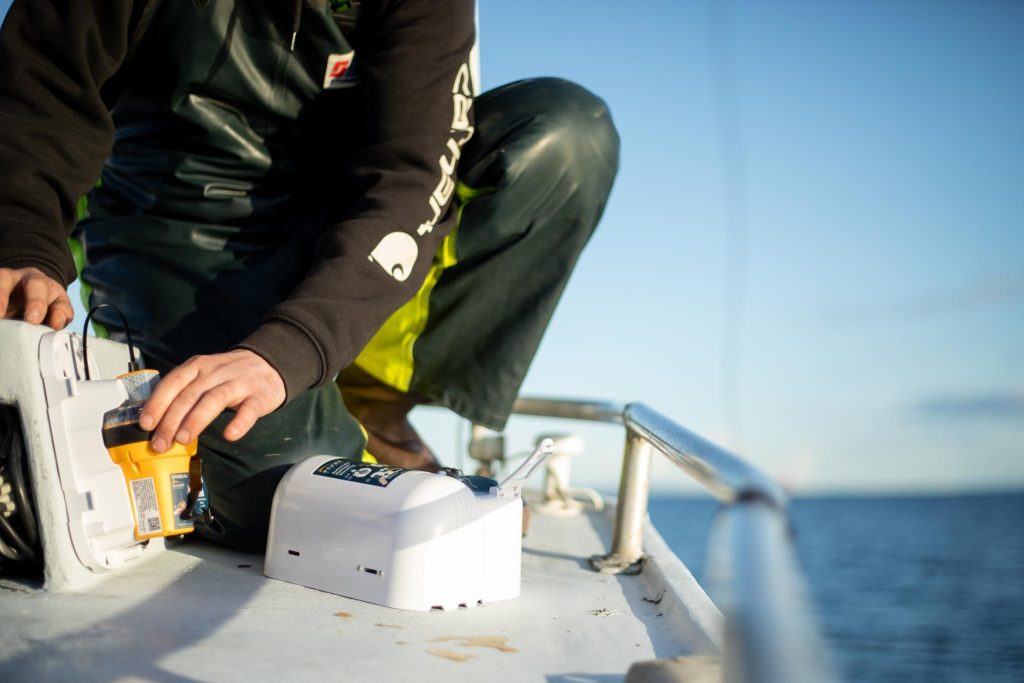 EPIRB an Deck montiert