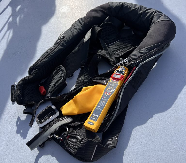 Ocean Signal PLB3 On PFD Fastnet Race AIS PLB