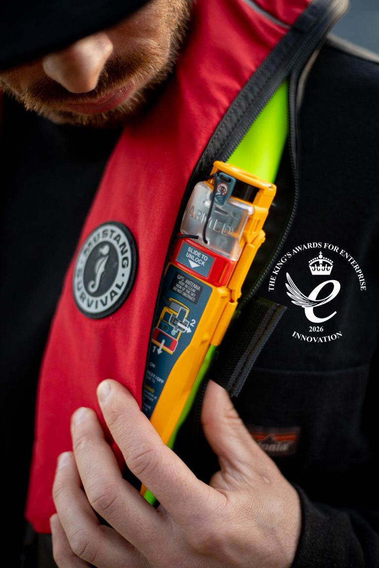 OceanSignal-AIS-PLB3-Worn-on-Crew_Kings Award Version